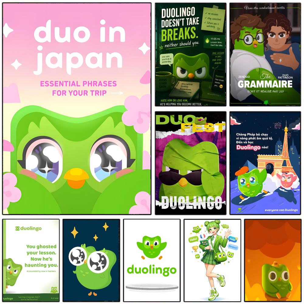 Interior Design Apps - Language App D-duolingo Poster Modern Home