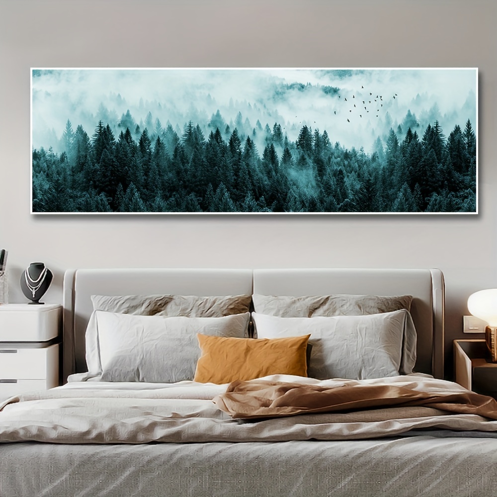 Interior Design Sketch - 1PC Frameless Nordic Minimalist Foggy Pine