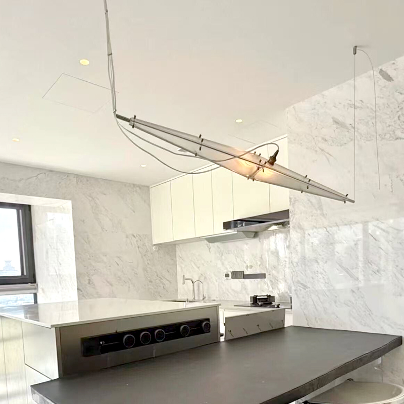 LED Glass Chandelier Minimalis - Interior Design Minimalist ulasan dan harga