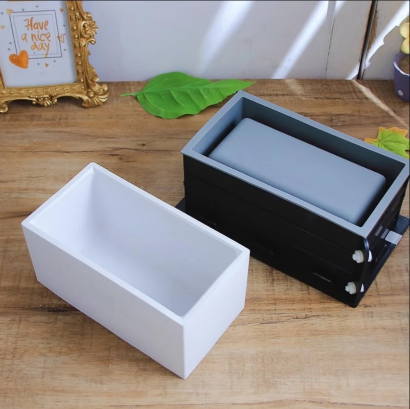 Large Rectangle Flower Pot Sil - Terrazzo Pot Cement ulasan dan harga