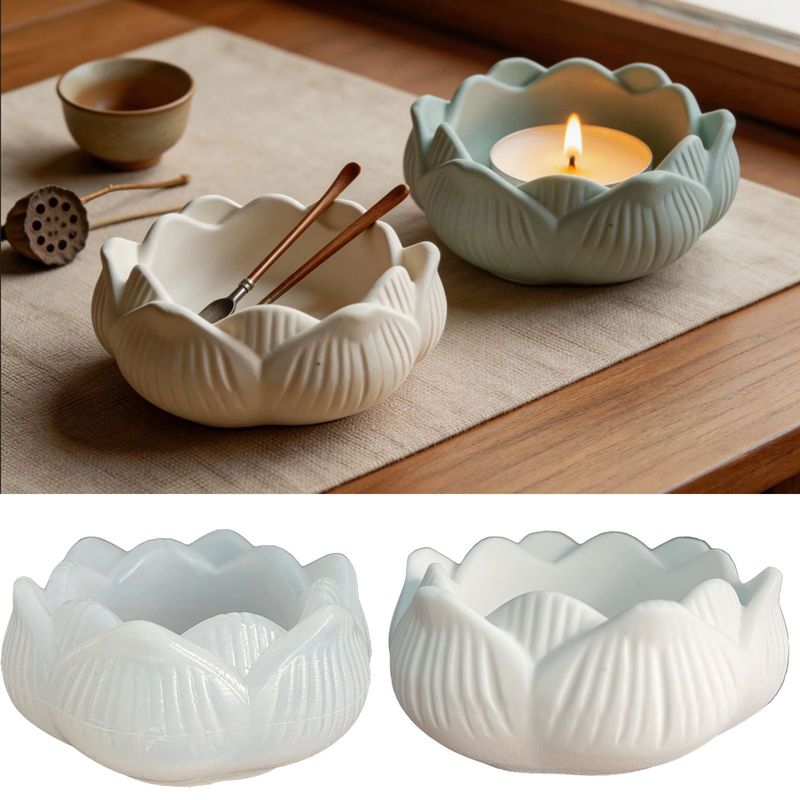 Lotus Shaped Silicone Mold for - Terrazzo Pot Cement ulasan dan harga