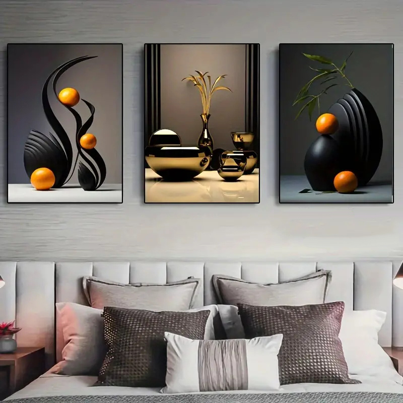 3pcs/set Abstract Canvas Print - Interior Design Sketch ulasan dan harga