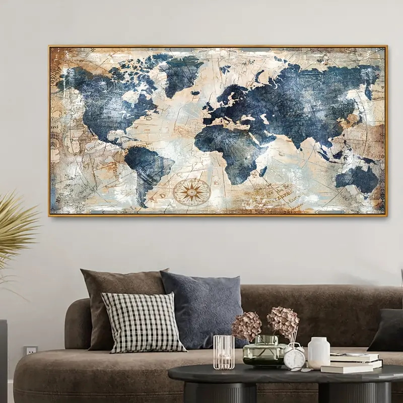 1pc Canvas Poster Vintage Art  - Interior Design Sketch ulasan dan harga