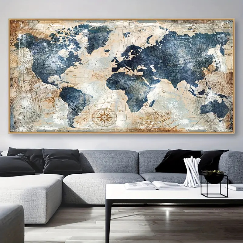 1pc Canvas Poster Vintage Art  - Interior Design Sketch ulasan dan harga