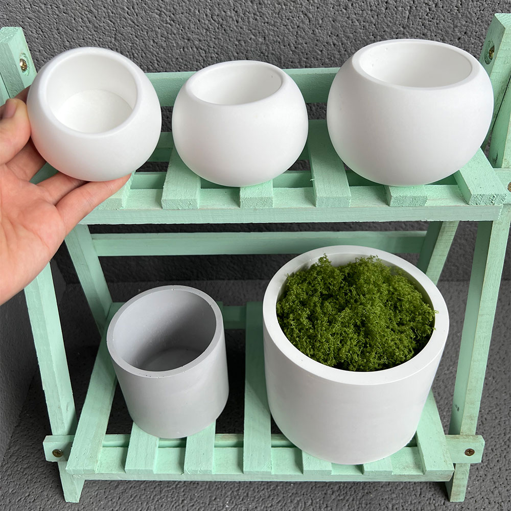Cement Plant Pot Concrete Mold - Terrazzo Pot Cement ulasan dan harga