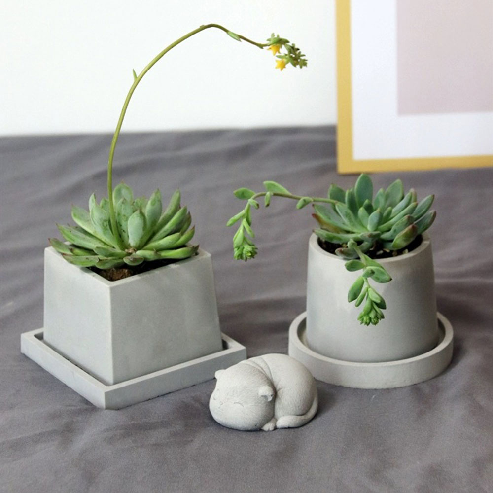 Cement Plant Pot Concrete Mold - Terrazzo Pot Cement ulasan dan harga