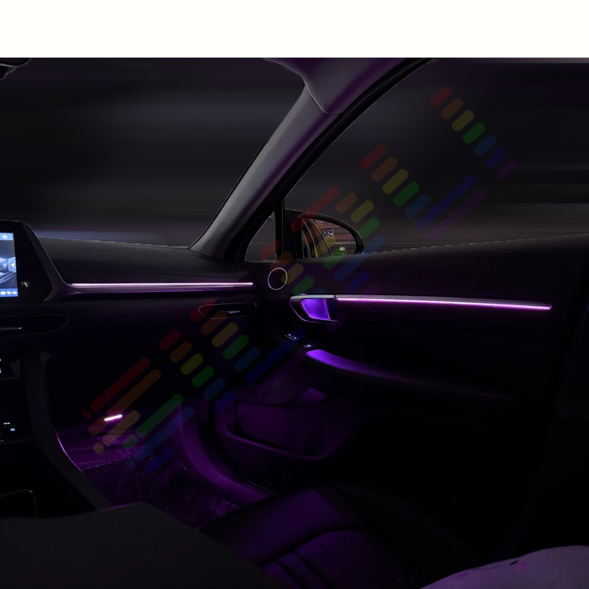 Auto Interior LED Strip with 6 - Interior Design Apps ulasan dan harga