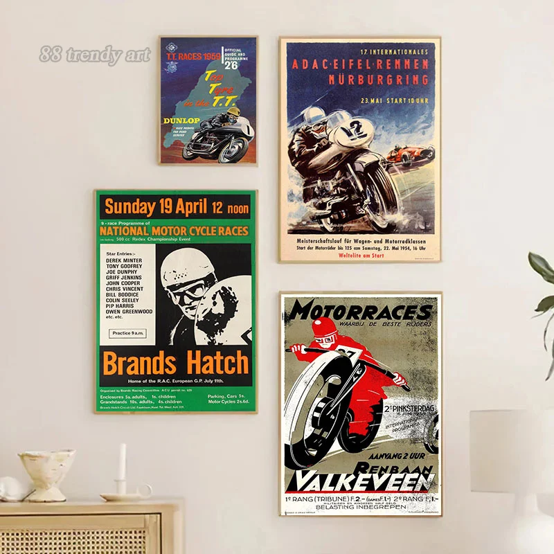 Vintage 24 Horas Motorcycle Ra - Interior Design Sketch ulasan dan harga
