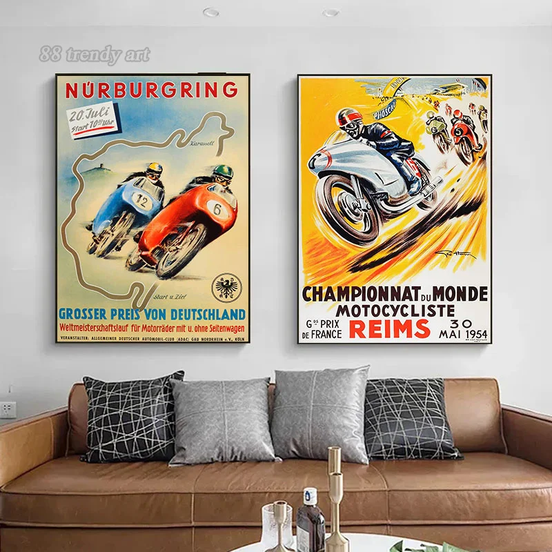 Vintage 24 Horas Motorcycle Ra - Interior Design Sketch ulasan dan harga