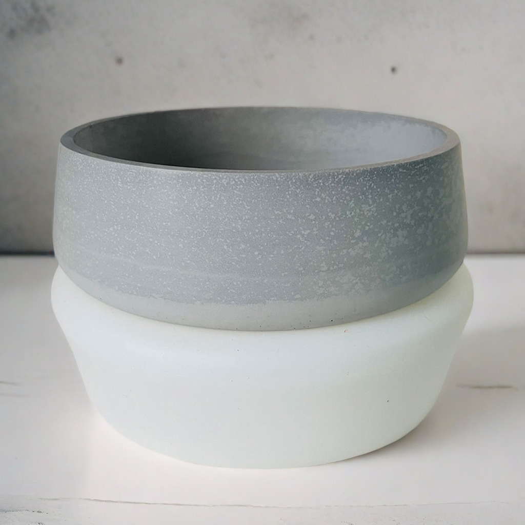 Large Bowl Flower Pot Silicone - Terrazzo Pot Cement ulasan dan harga