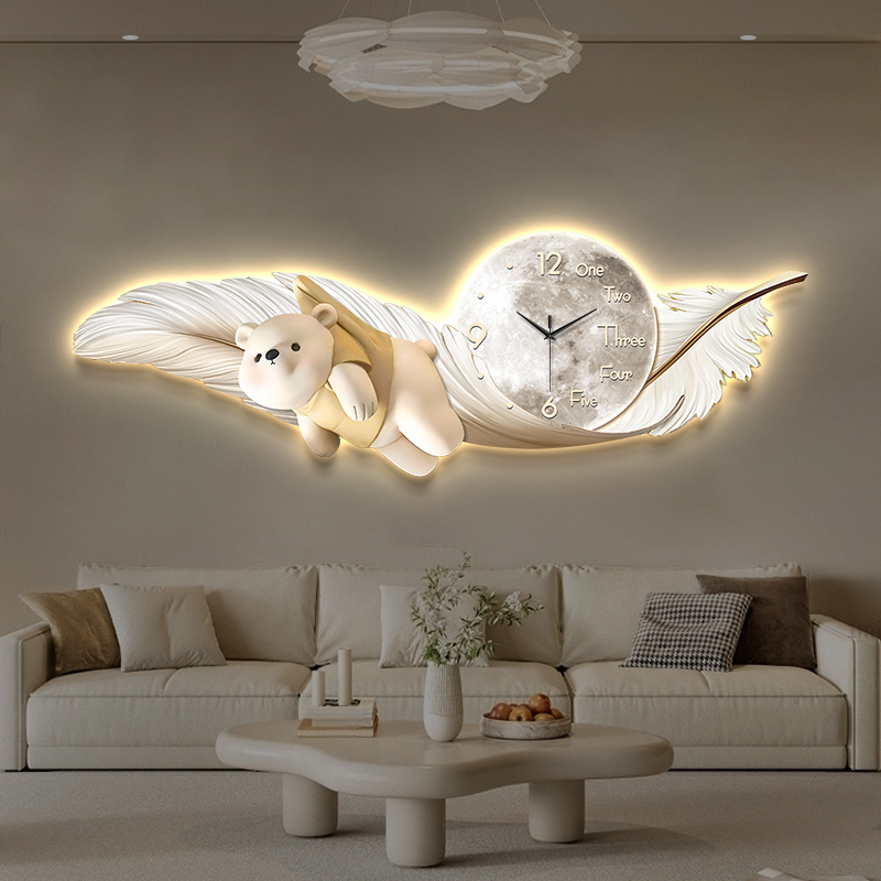 Luxury Large Wall Clock Temper - Interior Design Kitchen And Living Room ulasan dan harga