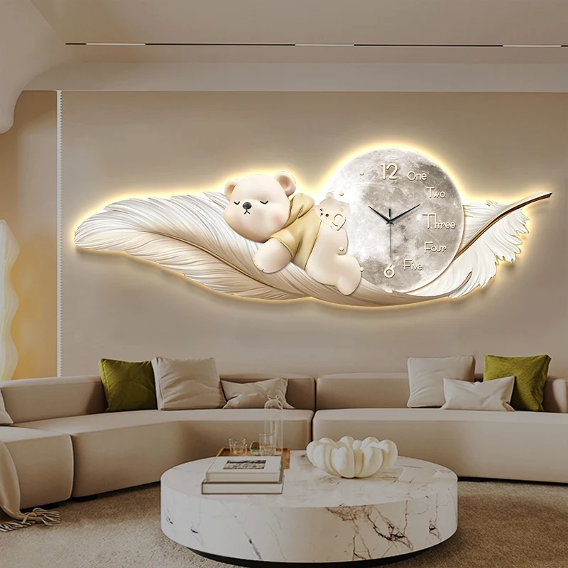Luxury Large Wall Clock Temper - Interior Design Kitchen And Living Room ulasan dan harga