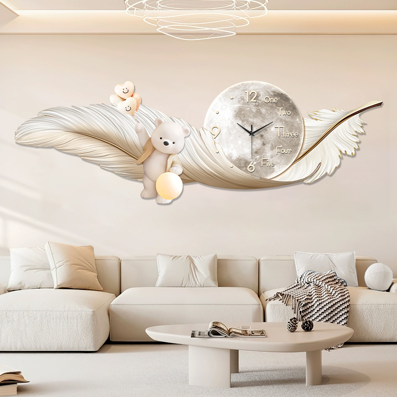 Luxury Large Wall Clock Temper - Interior Design Kitchen And Living Room ulasan dan harga