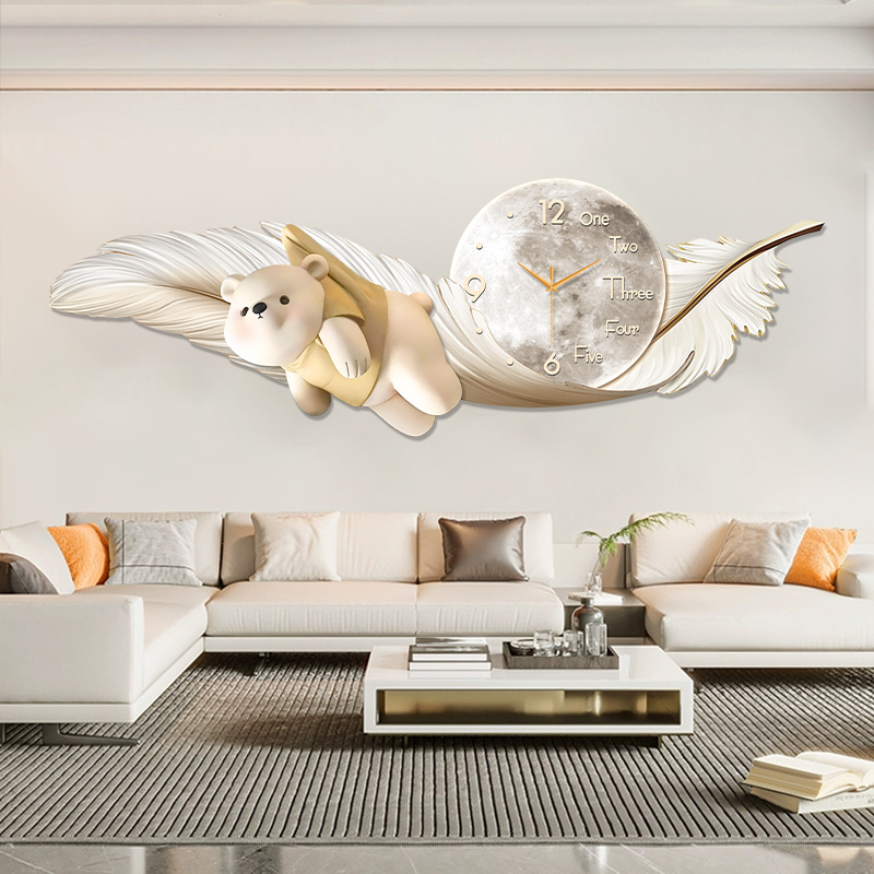 Luxury Large Wall Clock Temper - Interior Design Kitchen And Living Room ulasan dan harga
