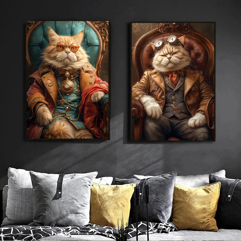 Cool Steampunk Animals Portrai - Interior Design Sketch ulasan dan harga