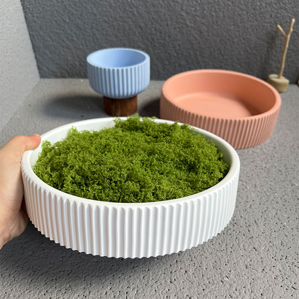 Large Bowl Candle Vessel Concr - Terrazzo Pot Cement ulasan dan harga