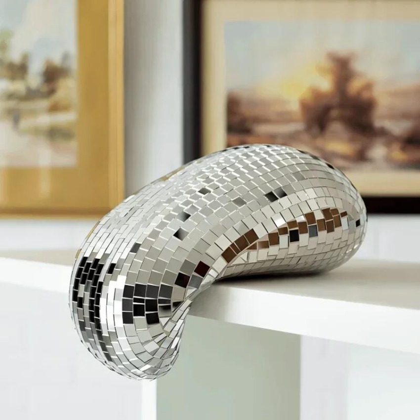 Reflective Melting Disco Ball  - Interior Design Minimalist ulasan dan harga