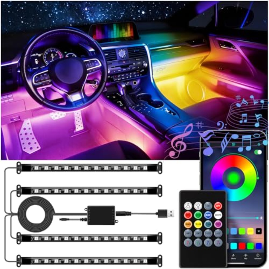 Interior Car LED Lights, Smart - Interior Design Apps ulasan dan harga