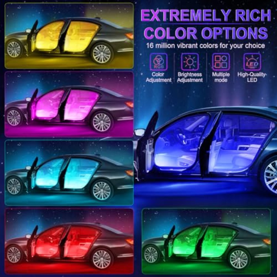 Interior Car LED Lights, Smart - Interior Design Apps ulasan dan harga
