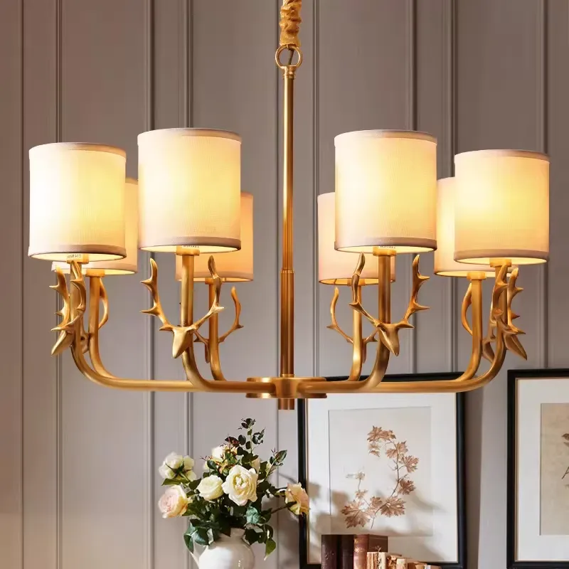 Copper Chandelier for Living R - Interior Design Kitchen And Living Room ulasan dan harga