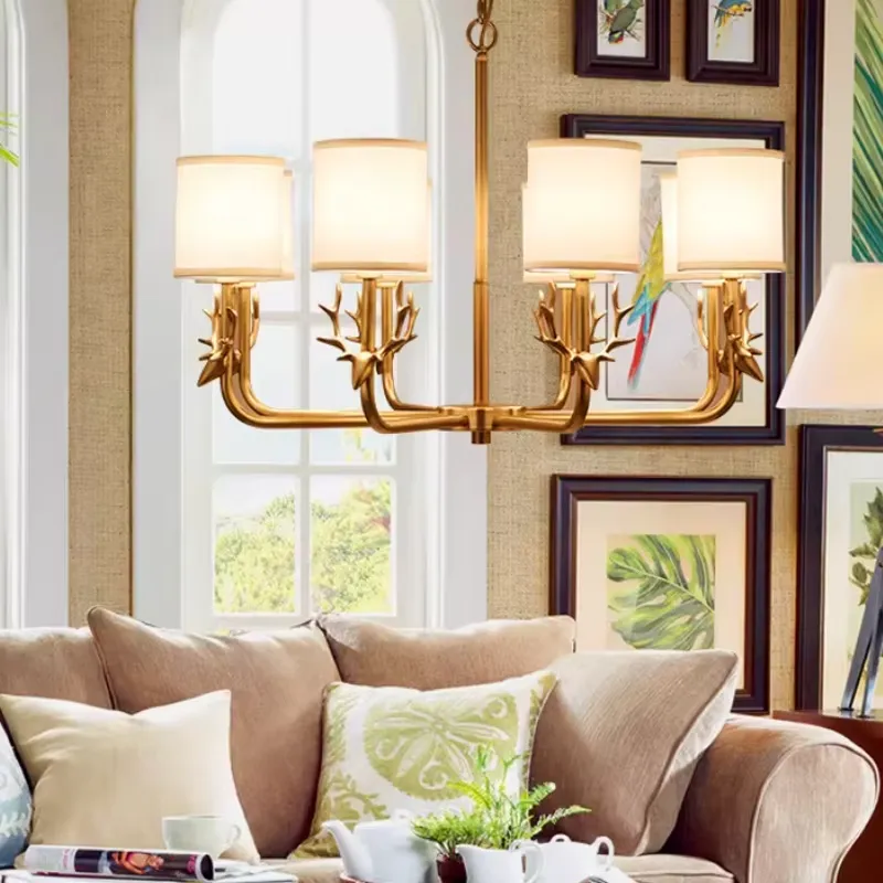 Copper Chandelier for Living R - Interior Design Kitchen And Living Room ulasan dan harga