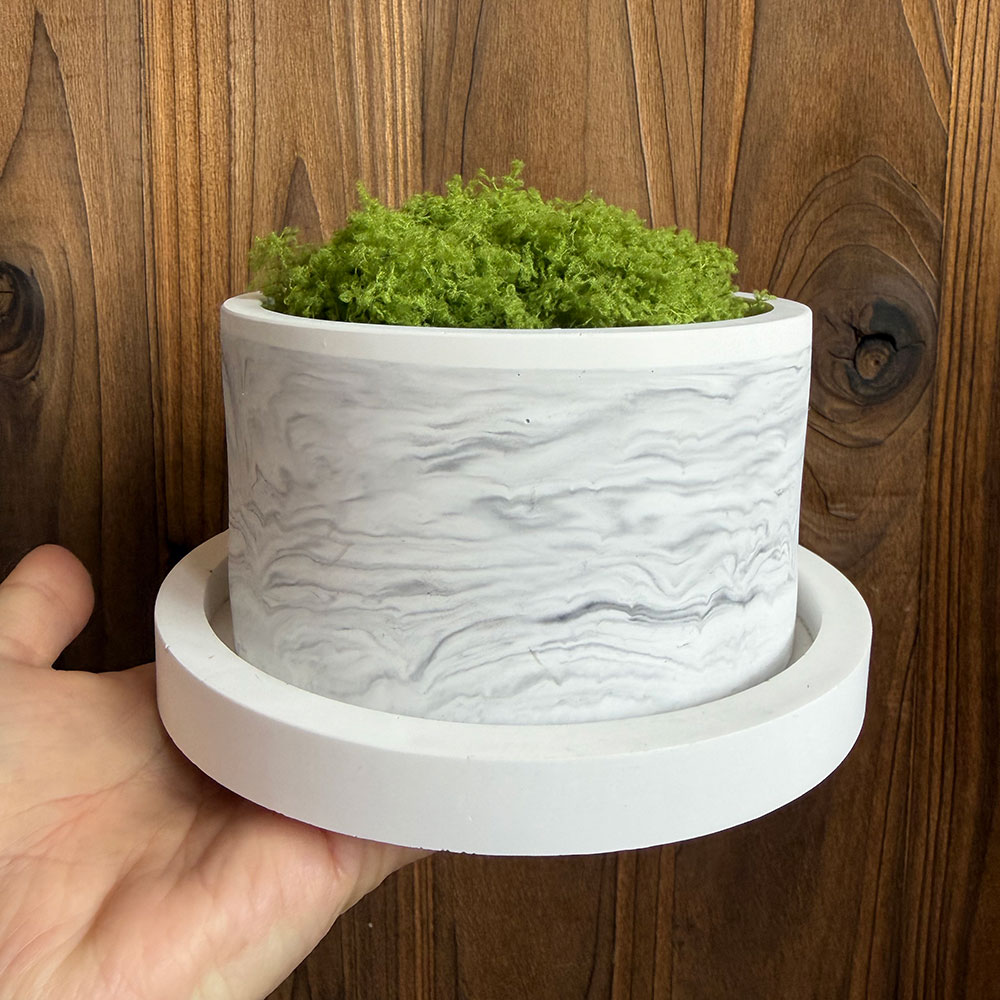 Large Concrete Planter Mold Si - Terrazzo Pot Cement ulasan dan harga