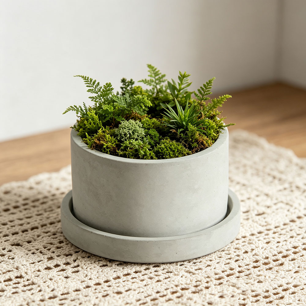Large Concrete Planter Mold Si - Terrazzo Pot Cement ulasan dan harga