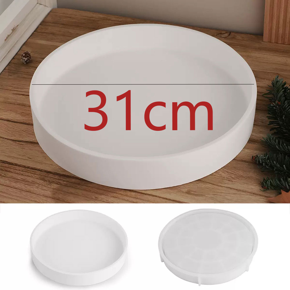 31cm Round Cement Flower Pot S - Terrazzo Pot Cement ulasan dan harga