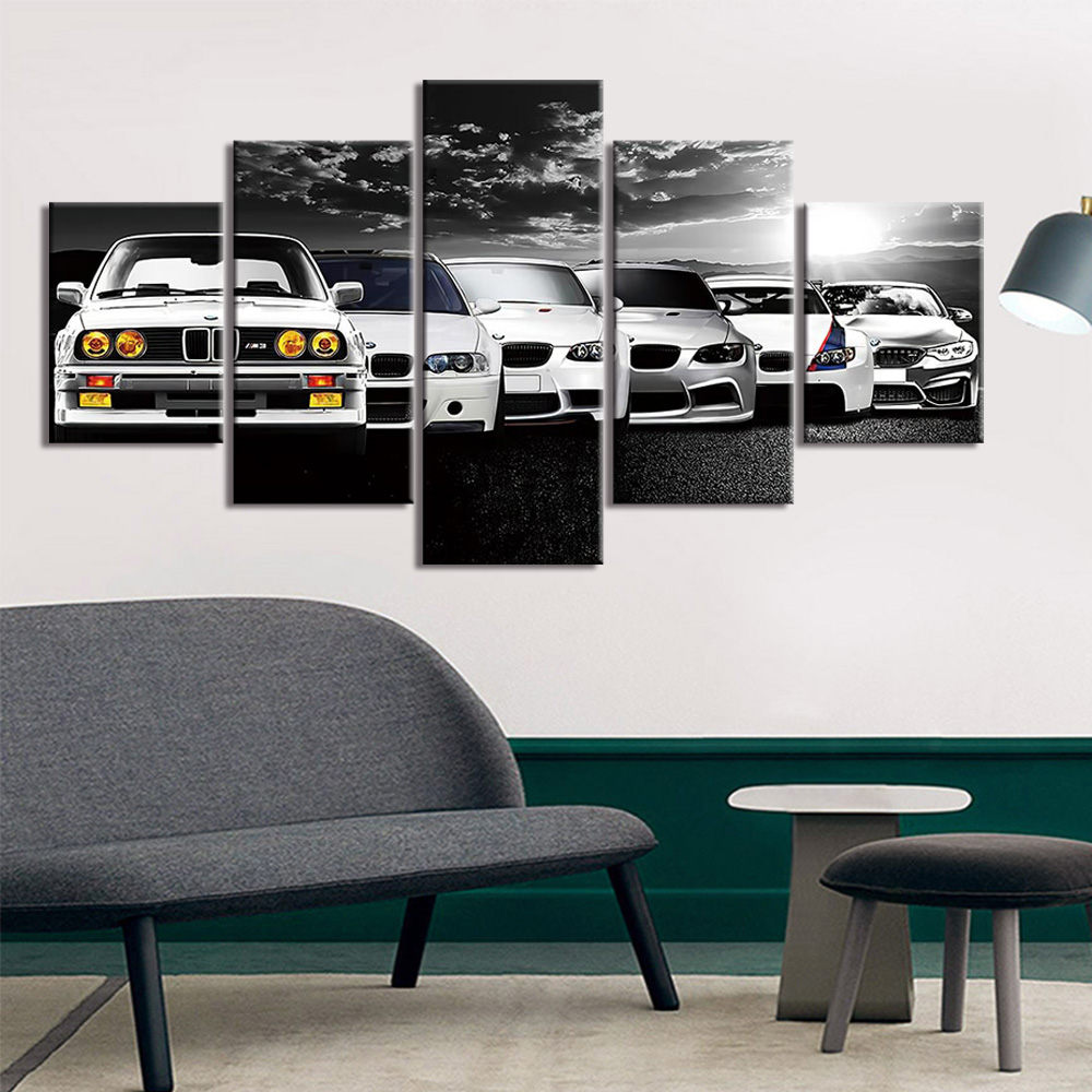 5 Pieces Wall Art Canvas Poste - Interior Design Sketch ulasan dan harga