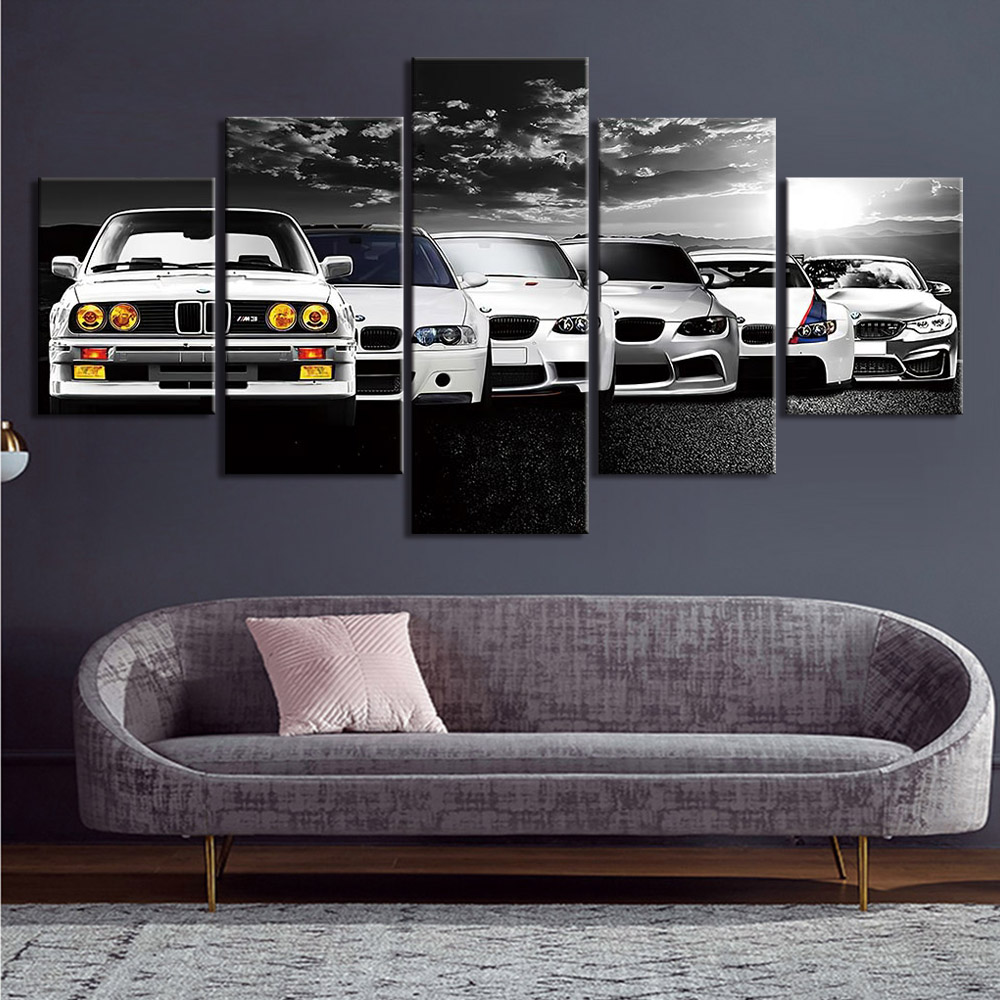 5 Pieces Wall Art Canvas Poste - Interior Design Sketch ulasan dan harga