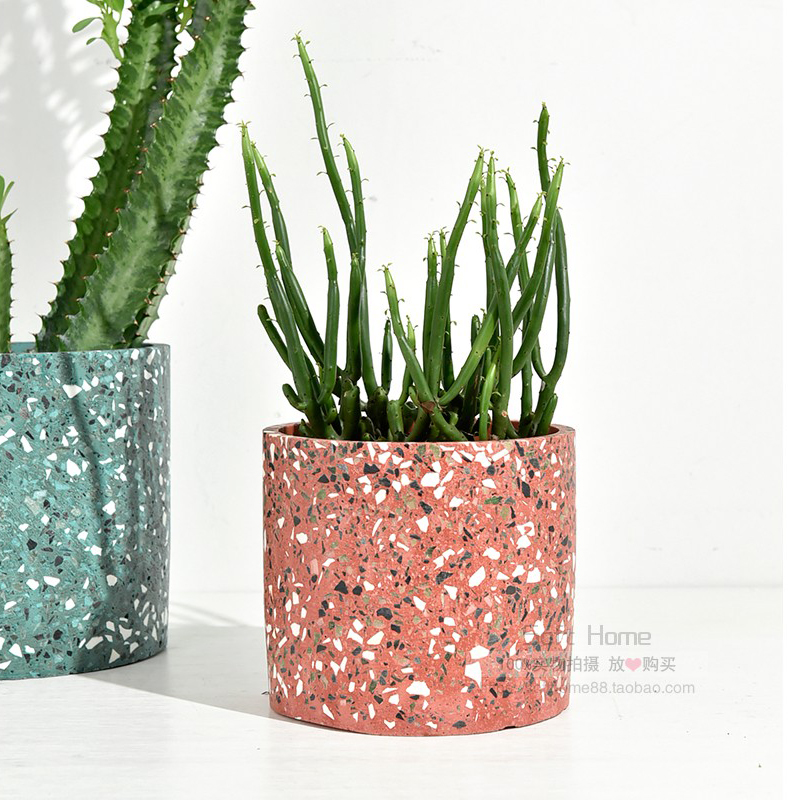 Large Flower Pot Silicone Mold - Terrazzo Pot Cement ulasan dan harga