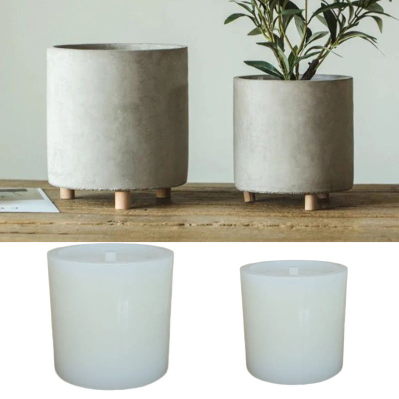 Large Flower Pot Silicone Mold - Terrazzo Pot Cement ulasan dan harga
