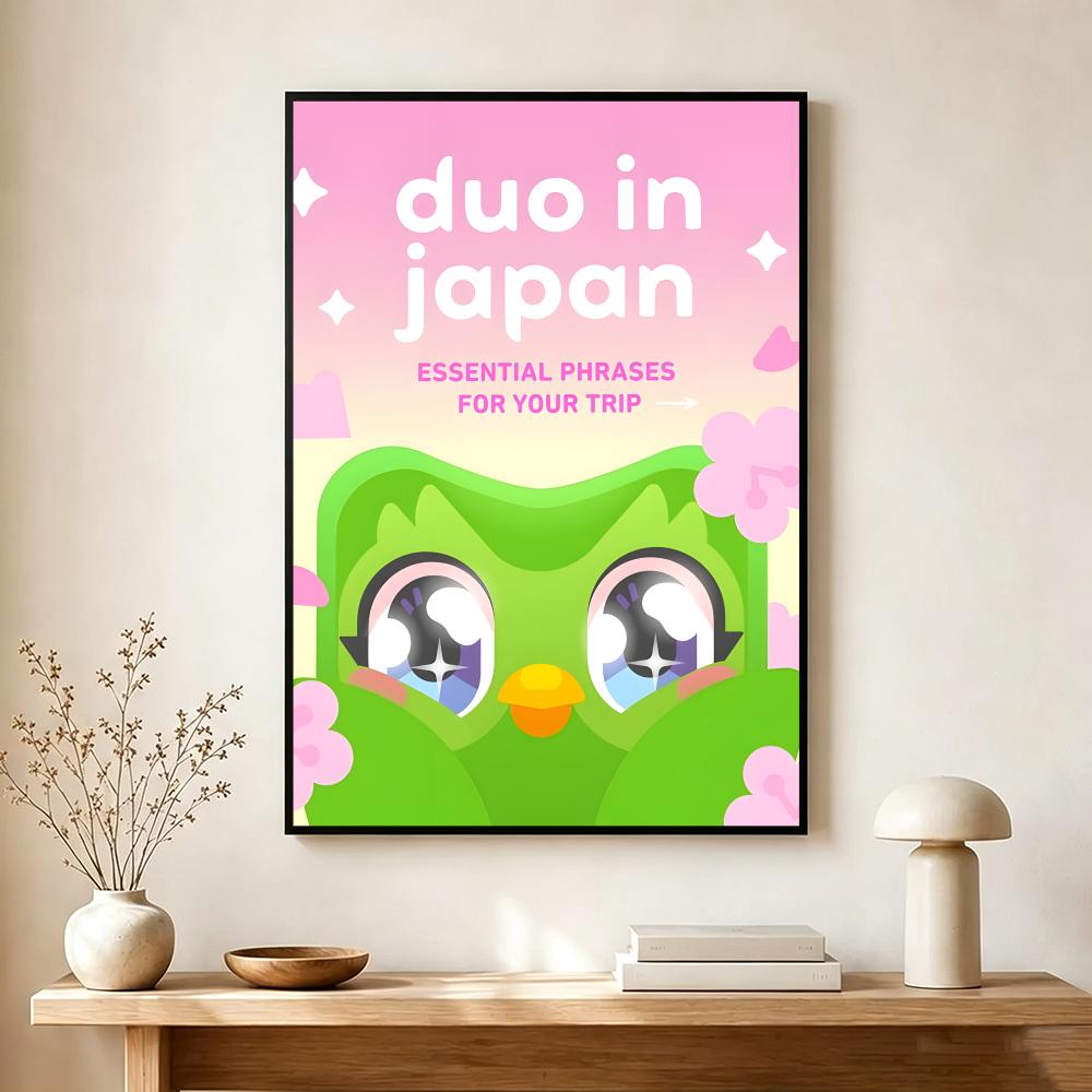 Language App D-duolingo Poster - Interior Design Apps ulasan dan harga