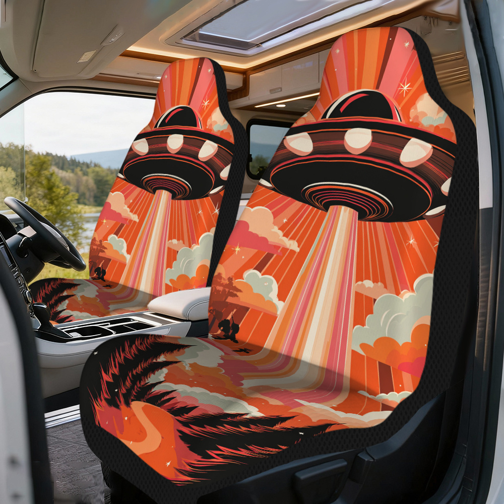 2pcs, Stylish UFO Beaming Land - Interior Design Landscape ulasan dan harga