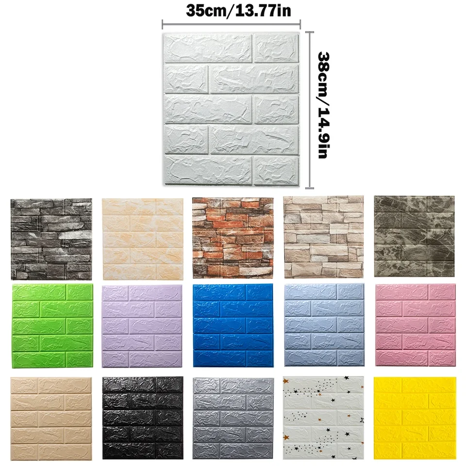 3D Foam Wall Decals Self-Adhes - Interior Design Kitchen And Living Room ulasan dan harga