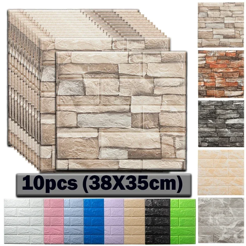 3D Foam Wall Decals Self-Adhes - Interior Design Kitchen And Living Room ulasan dan harga