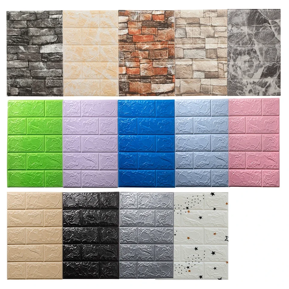 3D Foam Wall Decals Self-Adhes - Interior Design Kitchen And Living Room ulasan dan harga