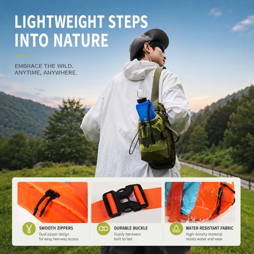 Korean Outdoor Crossbody Bag M - Interior Design Minimalist ulasan dan harga