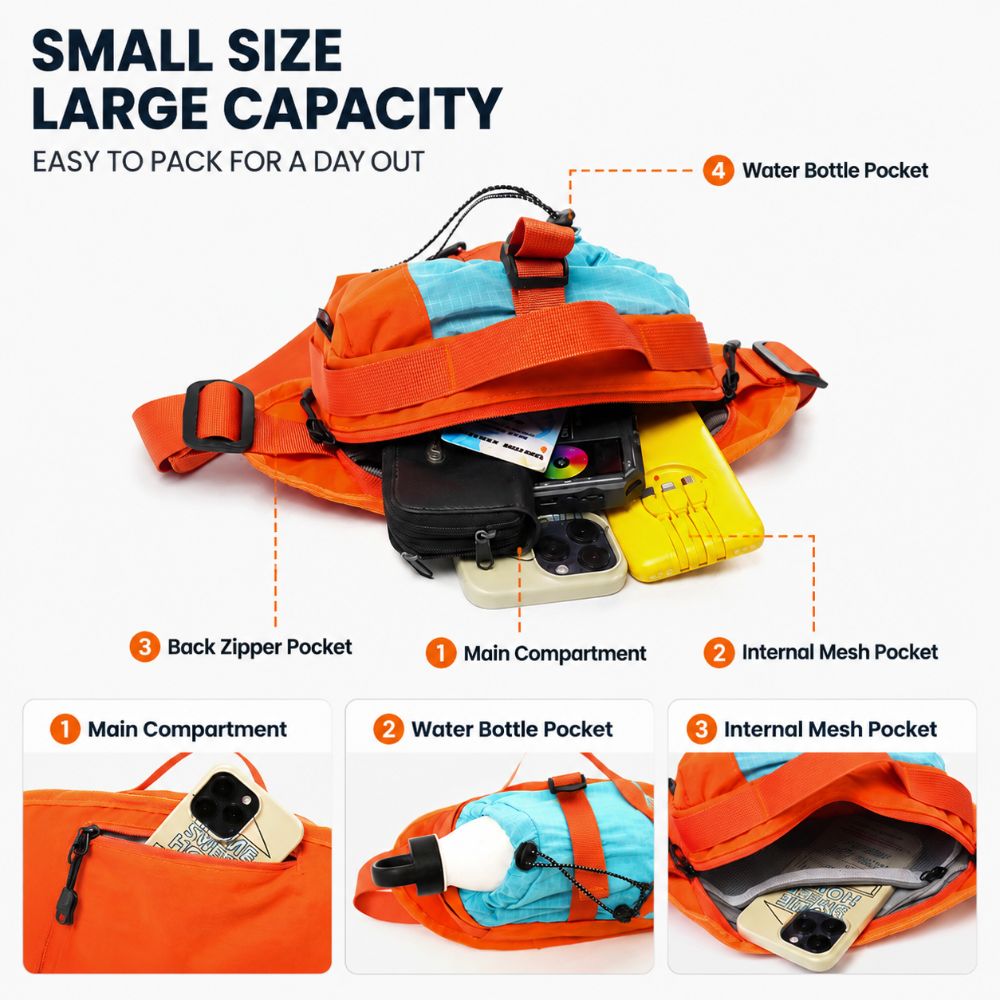 Korean Outdoor Crossbody Bag M - Interior Design Minimalist ulasan dan harga