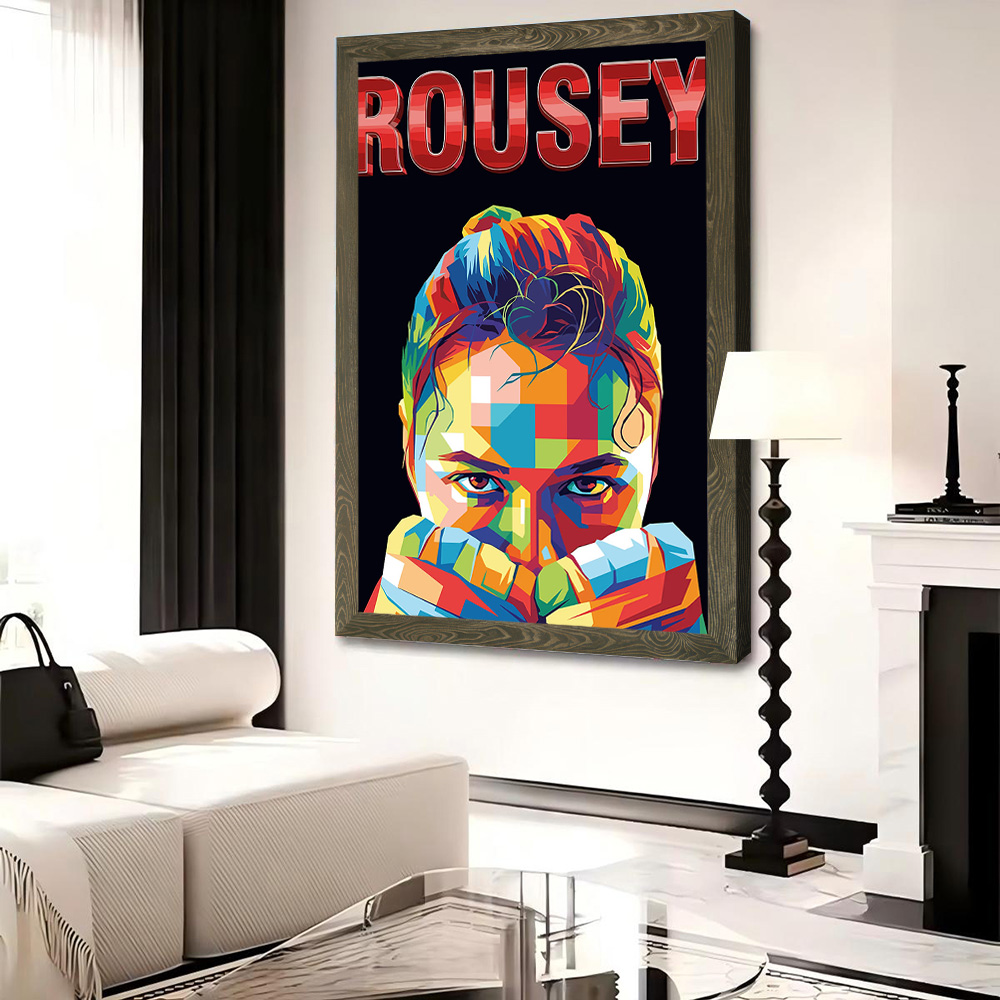 Rousey: Ronda Rousey Pop Art P - Interior Design Modern ulasan dan harga