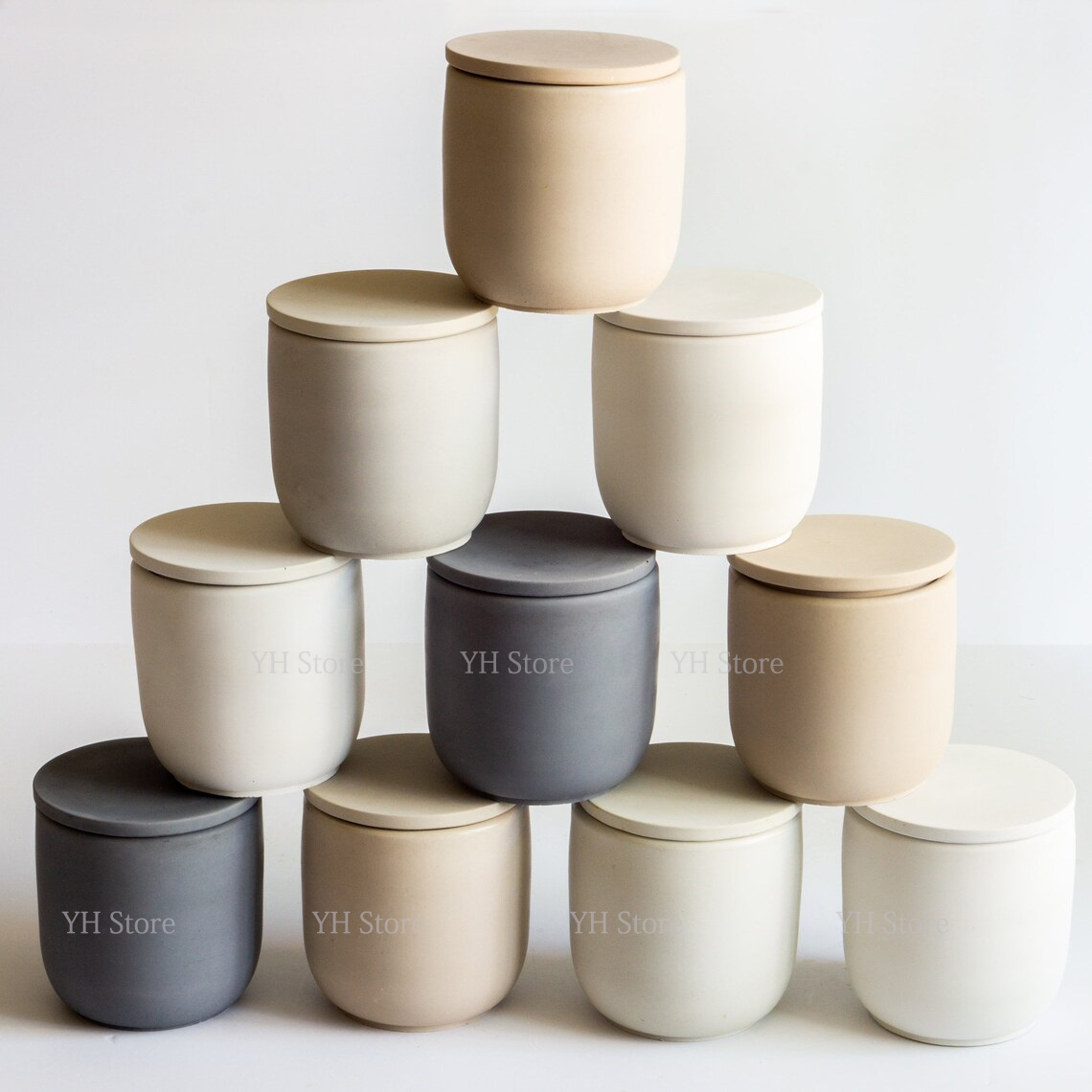 Cement Box Silicone Molds Terr - Terrazzo Pot Cement ulasan dan harga