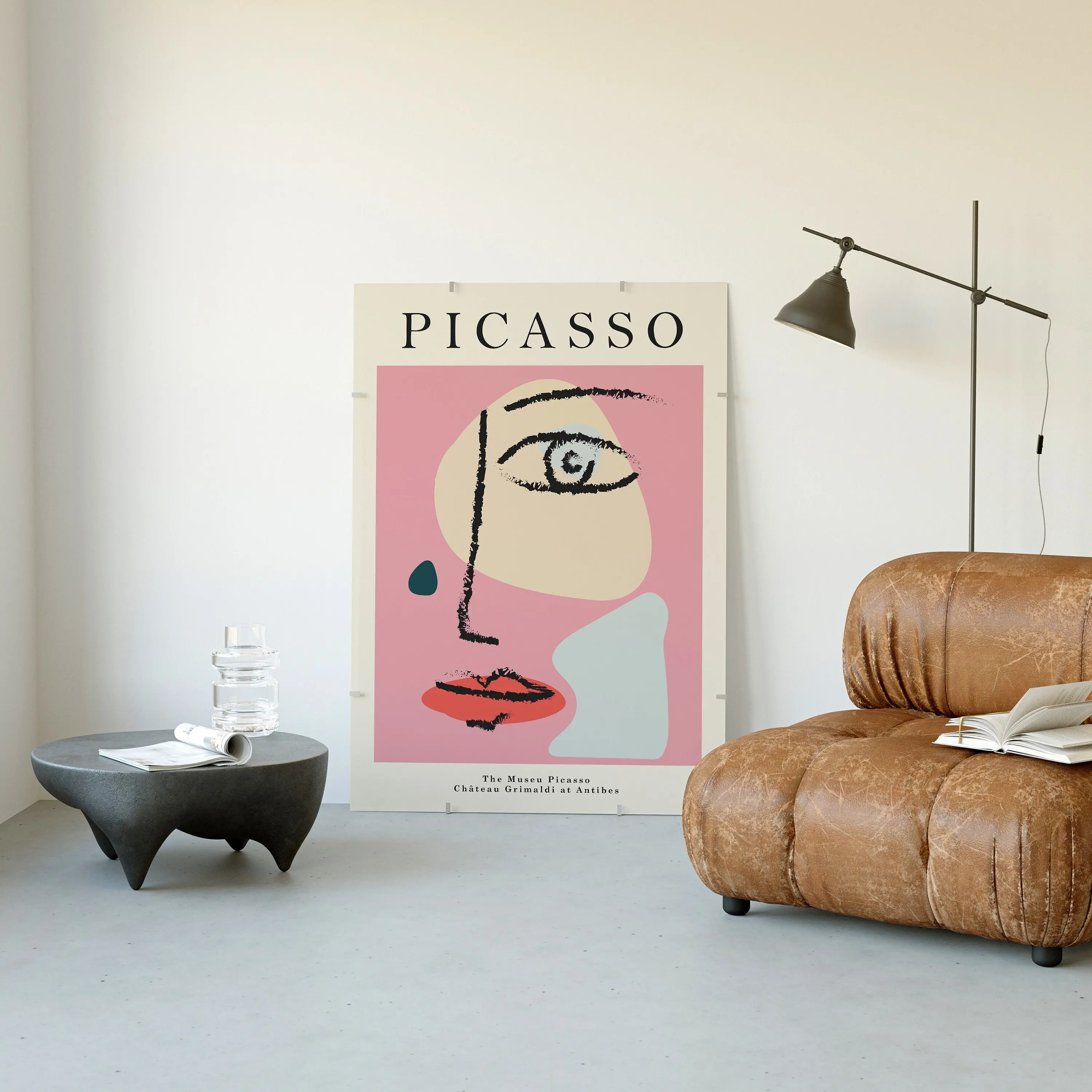 Picasso Exhibition Wall Art Pr - Interior Design Sketch ulasan dan harga
