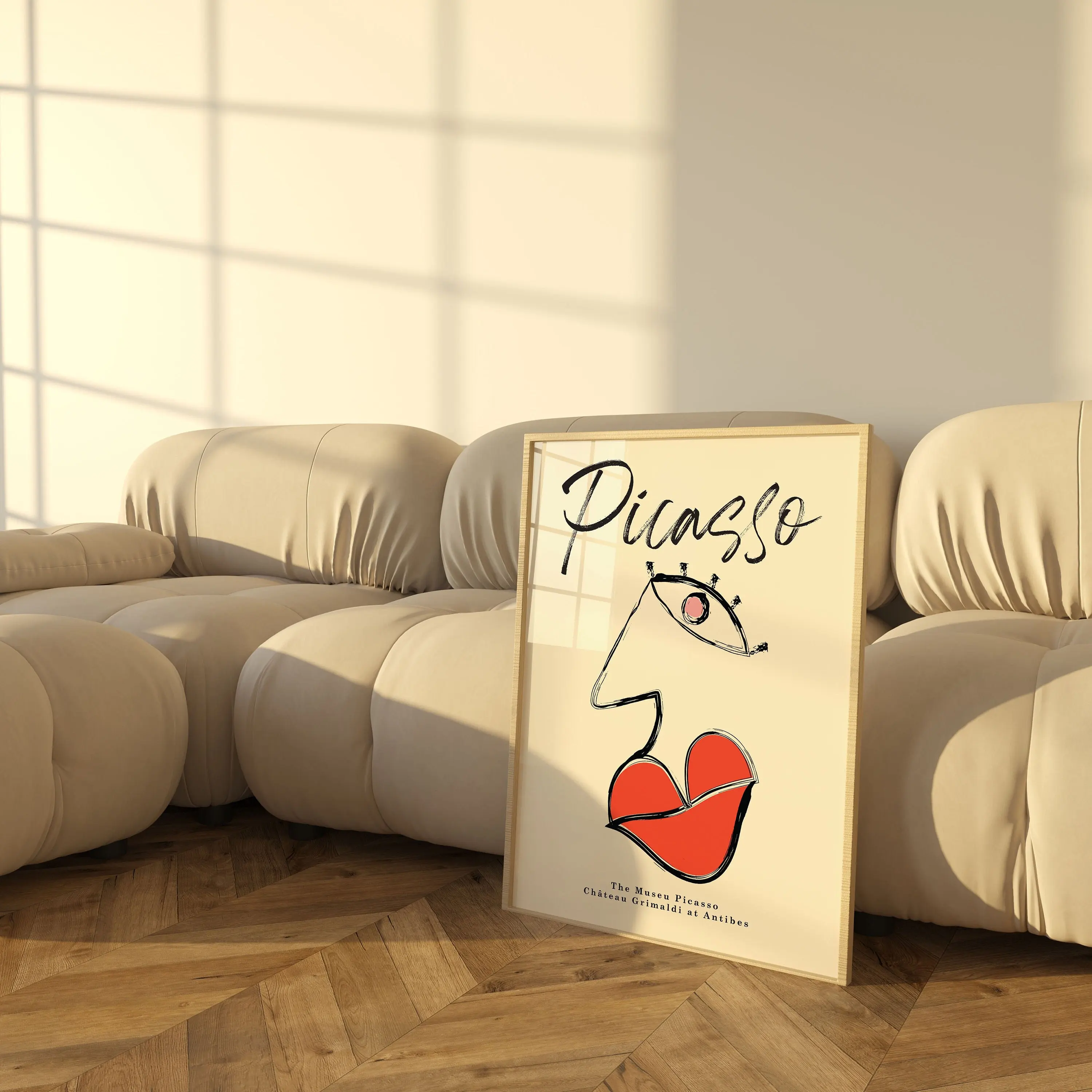 Picasso Exhibition Wall Art Pr - Interior Design Sketch ulasan dan harga