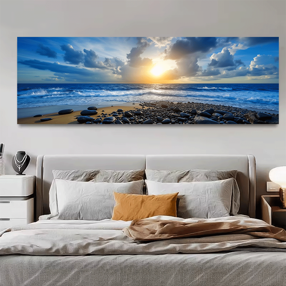1PC-Canvas poster Unframed Oce - Interior Design Landscape ulasan dan harga