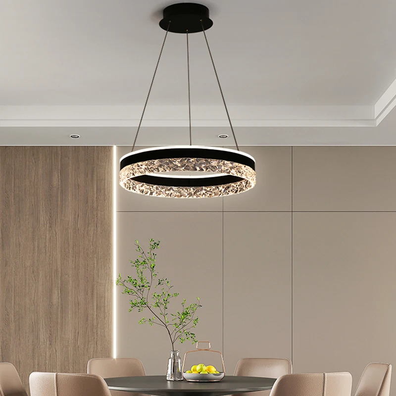 Modern Luxury Crystal LED Pend - Interior Design Kitchen And Living Room ulasan dan harga