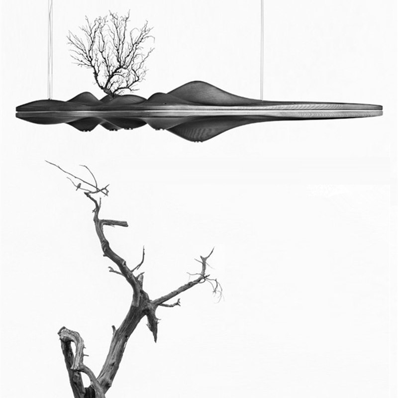 Wabi Sabi Wood Sculptural Moun - Interior Design Minimalist ulasan dan harga