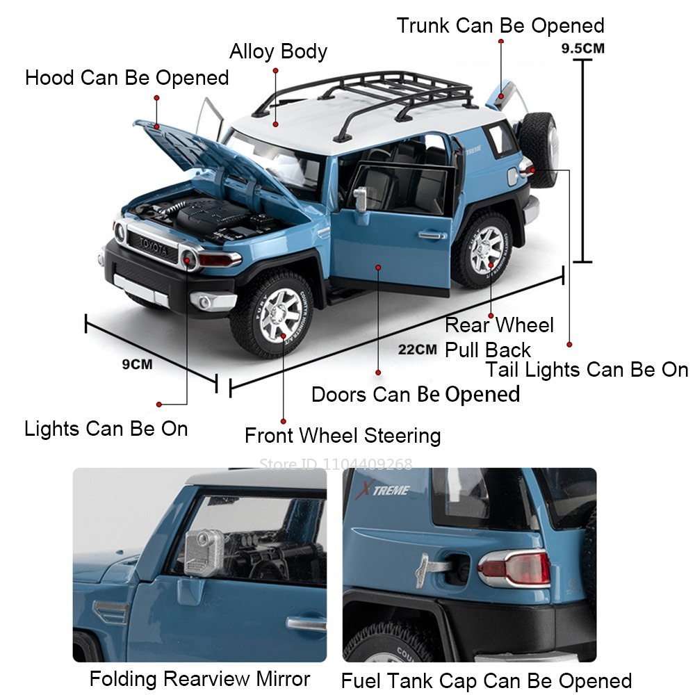 1:24 Scale LC79 FJ Cruiser Mod - Interior Design Style Quiz ulasan dan harga