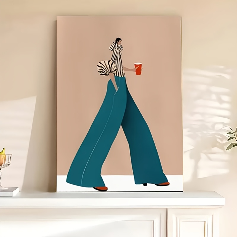 Fashionable Blue Pants Woman P - Interior Design Modern ulasan dan harga