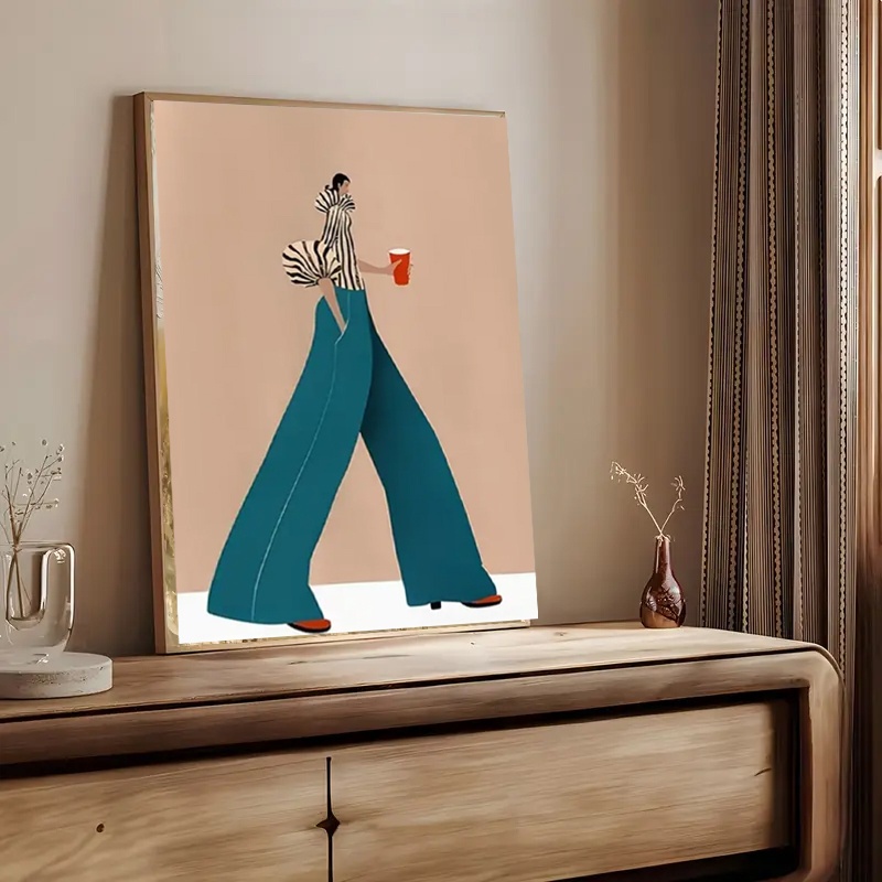 Fashionable Blue Pants Woman P - Interior Design Modern ulasan dan harga