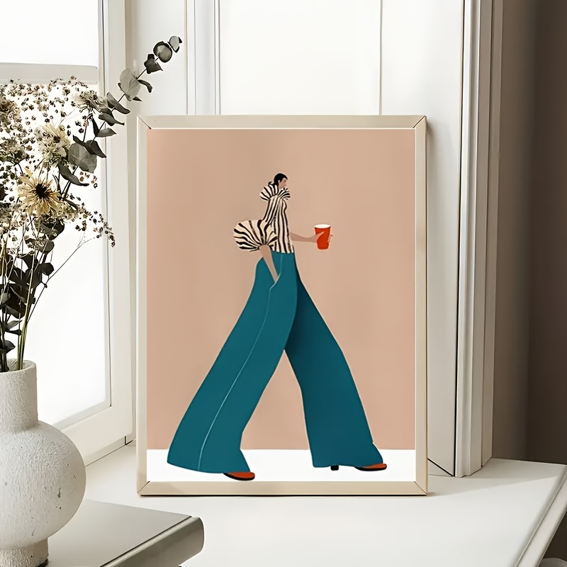 Fashionable Blue Pants Woman P - Interior Design Modern ulasan dan harga
